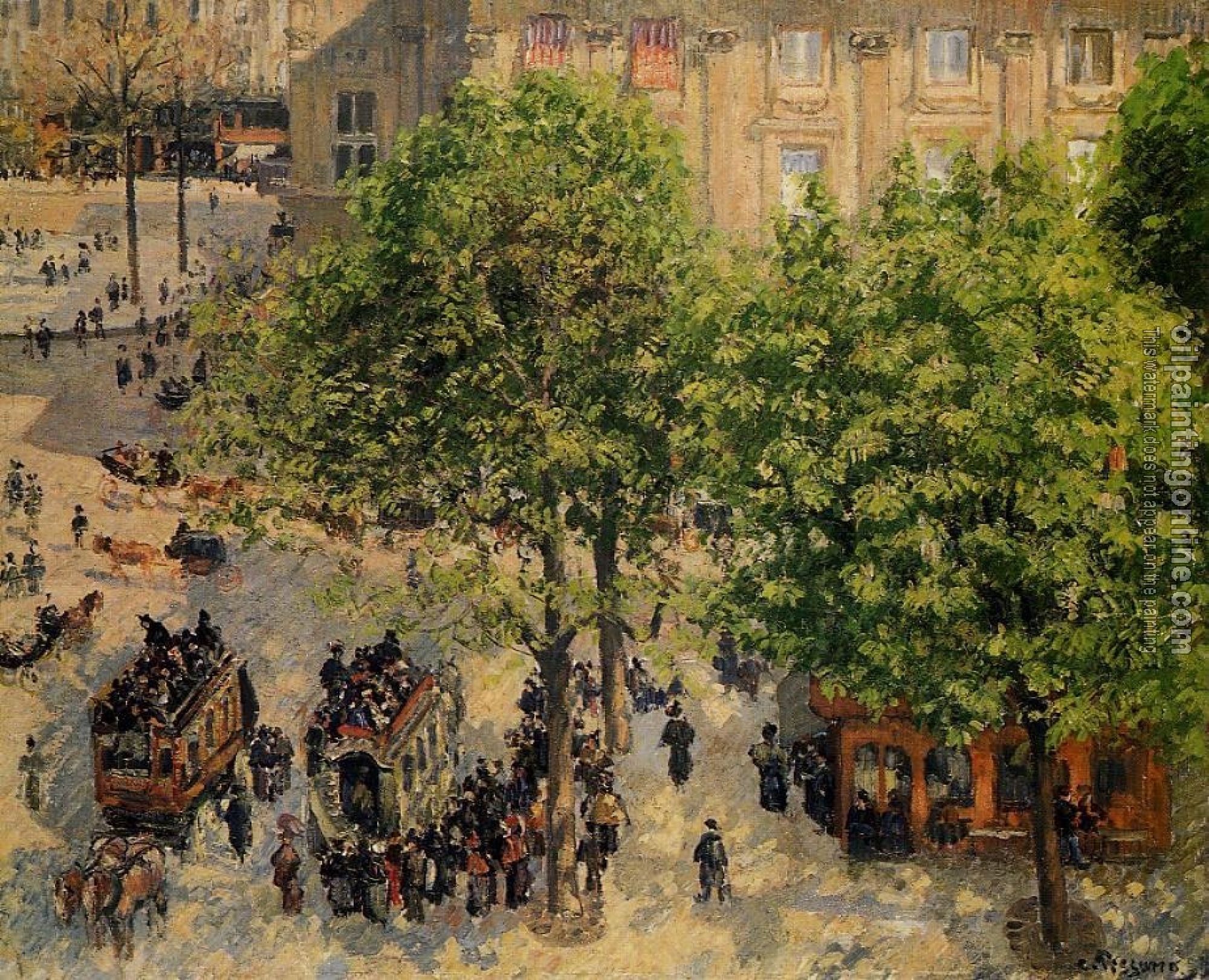Pissarro, Camille - Place du Theatre Francais - Spring